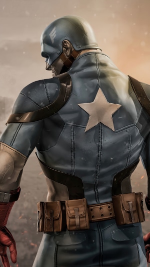 Captain America artwork 4K