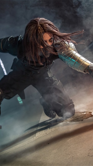 Winter Soldier from Marvel artwork