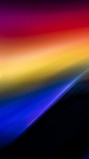 Abstract digital art with rainbow gradient and light streaks