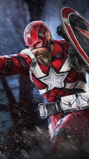 Red Guardian from Marvel Future Fight 4K