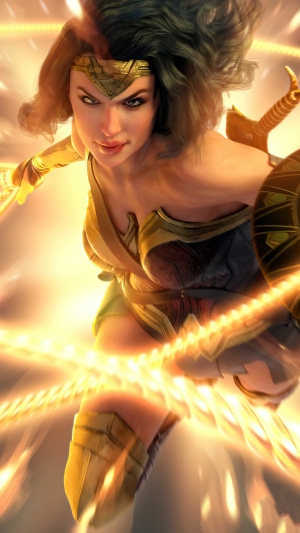 Wonder Woman with Lasso of Truth