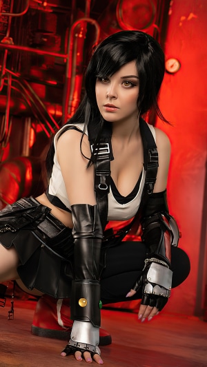 Tifa Lockhart from Final Fantasy cosplay