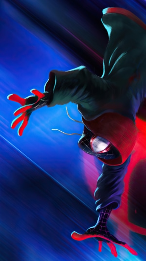 Miles Morales Spider-Man artwork 4K