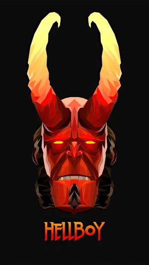 Hellboy Minimalist Artwork