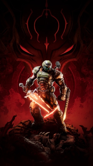 Doom Slayer with Crucible from Doom Eternal 4K
