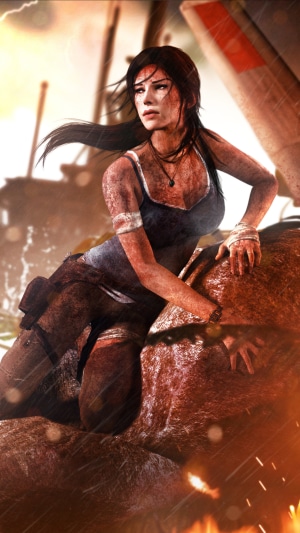 Lara Croft from Tomb Raider 4K