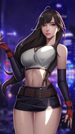 Tifa Lockhart from Final Fantasy VII 4K