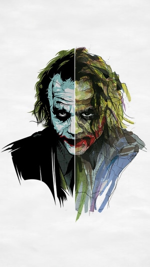 The Joker from Batman artwork 4K