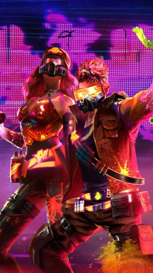 Characters from Garena Free Fire 4K