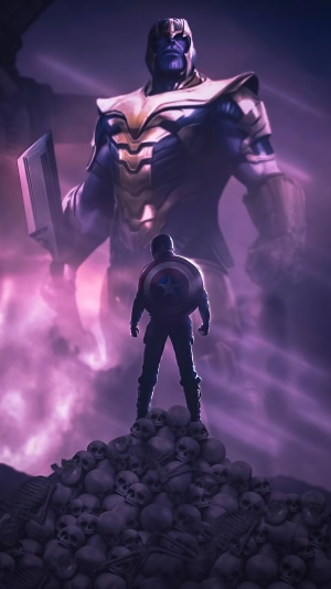 Captain America vs. Thanos 4K