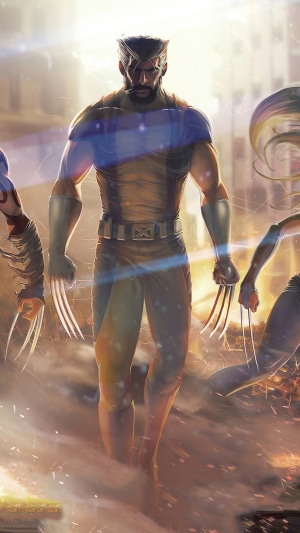 Wolverine and X-23 from Marvel Comics