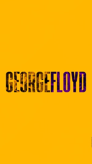 George Floyd text art
