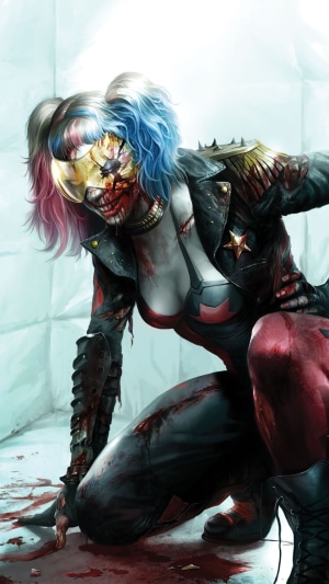 Zombie Harley Quinn artwork