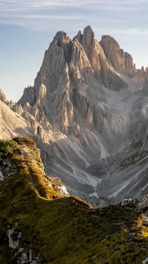 Jagged mountain peaks in Italy, 4K