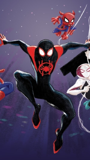Spider-Man and Spider-Ham artwork