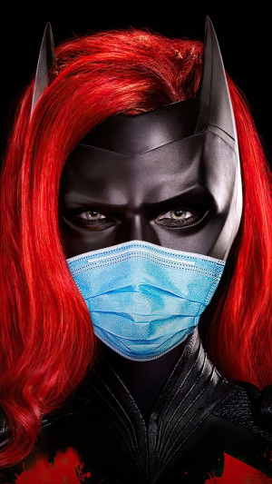 Batwoman from Batwoman TV Series wearing a mask