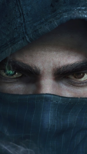 Thief game character close-up