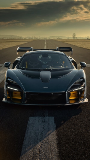 McLaren Senna on a runway