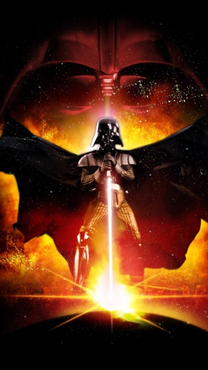 Darth Vader from Star Wars 4K Poster