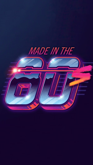 Made in the 80s typography