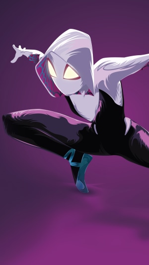 Gwen Stacy from Spider-Man artwork