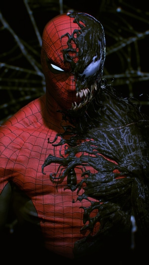 Spider-Man Venom Fusion Artwork 4K