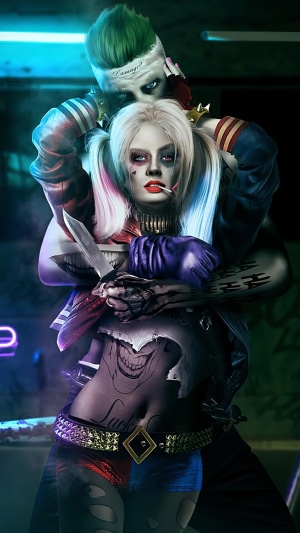Joker and Harley Quinn artwork