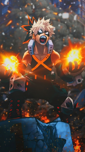 Katsuki Bakugo from My Hero Academia 4K