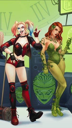 Harley Quinn and Poison Ivy from Birds of Prey