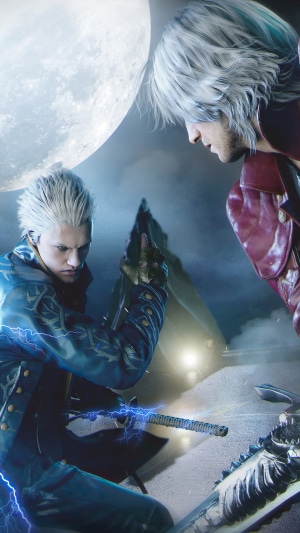 Vergil and Dante from Devil May Cry 5