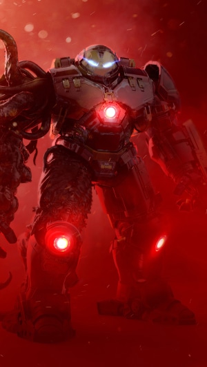 Iron Man Hulkbuster Armor Artwork 4K