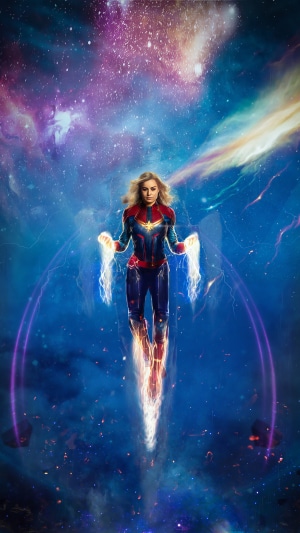 Captain Marvel in Space