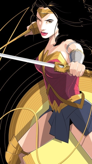 Wonder Woman with Sword and Lasso