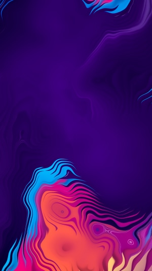 Abstract digital art with swirling colors