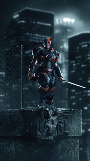 Deathstroke from DC Comics artwork 4K