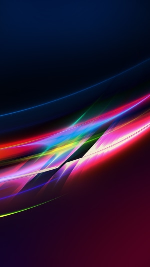 Abstract digital art with colorful light streaks
