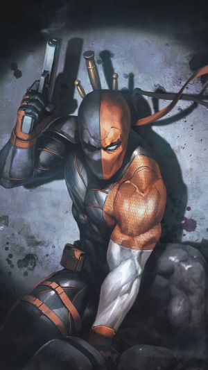 Deathstroke artwork 4K