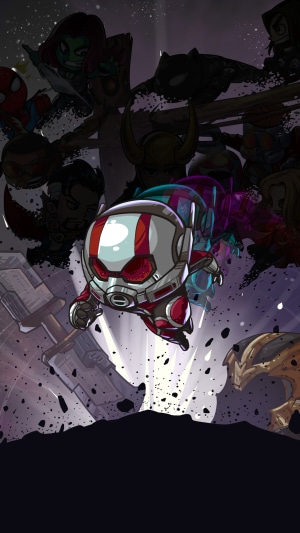 Ant-Man and other Marvel superheroes artwork