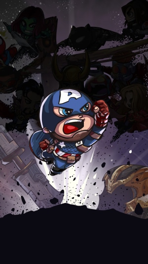 Captain America from Marvel Comics artwork