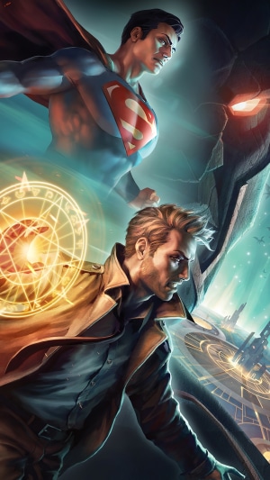 Superman and John Constantine from DC Comics