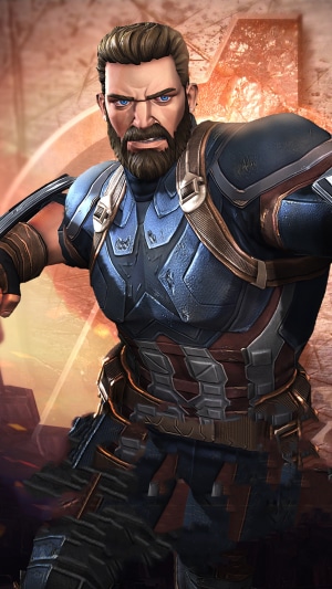 Captain America from Marvel Contest of Champions 4K
