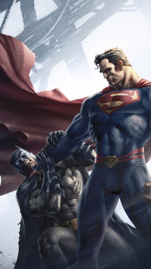 Superman and Batman artwork