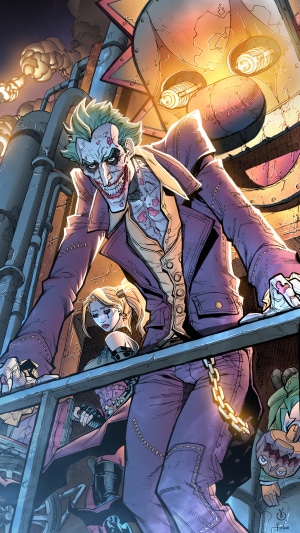 Joker and Harley Quinn artwork