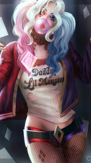 Harley Quinn artwork 4K