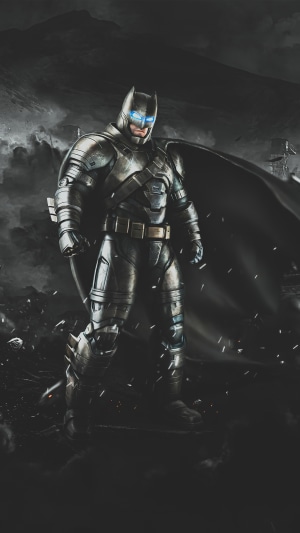 Batman in Armored Suit Artwork