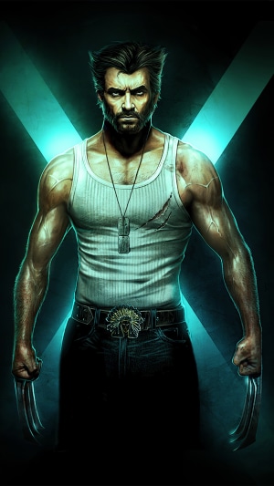 Wolverine from X-Men digital art