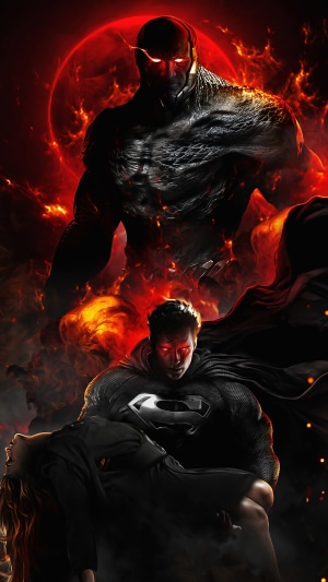 Superman and Darkseid from Justice League 4K