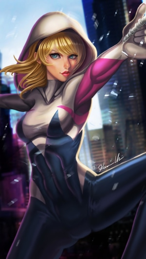 Gwen Stacy as Spider-Gwen from Marvel