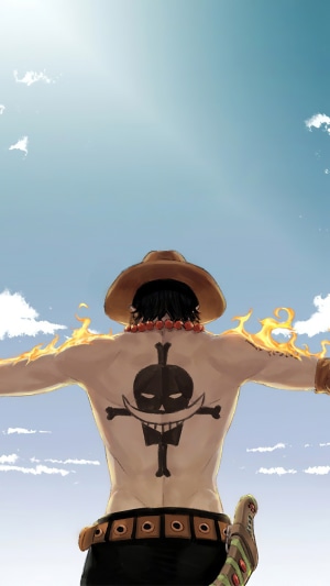 Portgas D. Ace from One Piece 4K