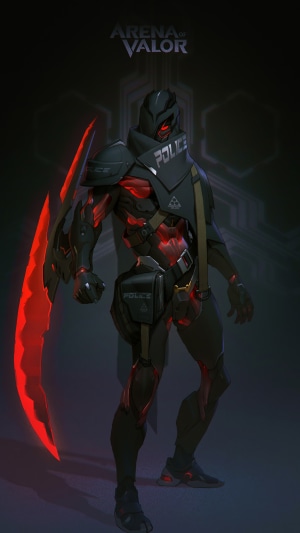 Police character from Arena of Valor